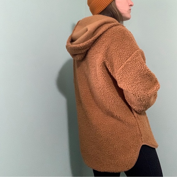 OLD NAVY sherpa 1/2 zip tunic hoody - Picture 8 of 10